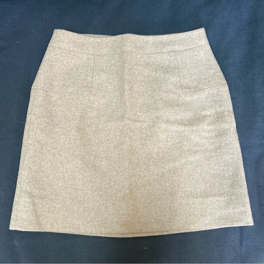 Jcrew Wool Mini Skirt
